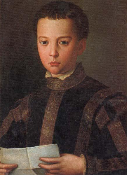 Agnolo Bronzino Portrait of Francesco I as a Young Man oil painting picture